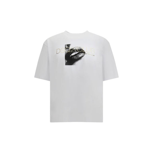 Dsquared² Weißes Baumwoll-T-Shirt
