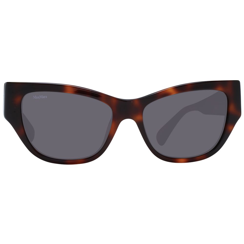 Max Mara Braune Sonnenbrille aus Kunststoff
