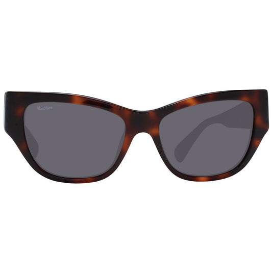 Max Mara Braune Sonnenbrille aus Kunststoff