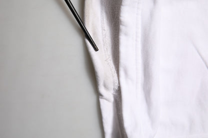 Dolce &amp; Gabbana – Weiße Cargohose aus Baumwolle mit Logo-Patch