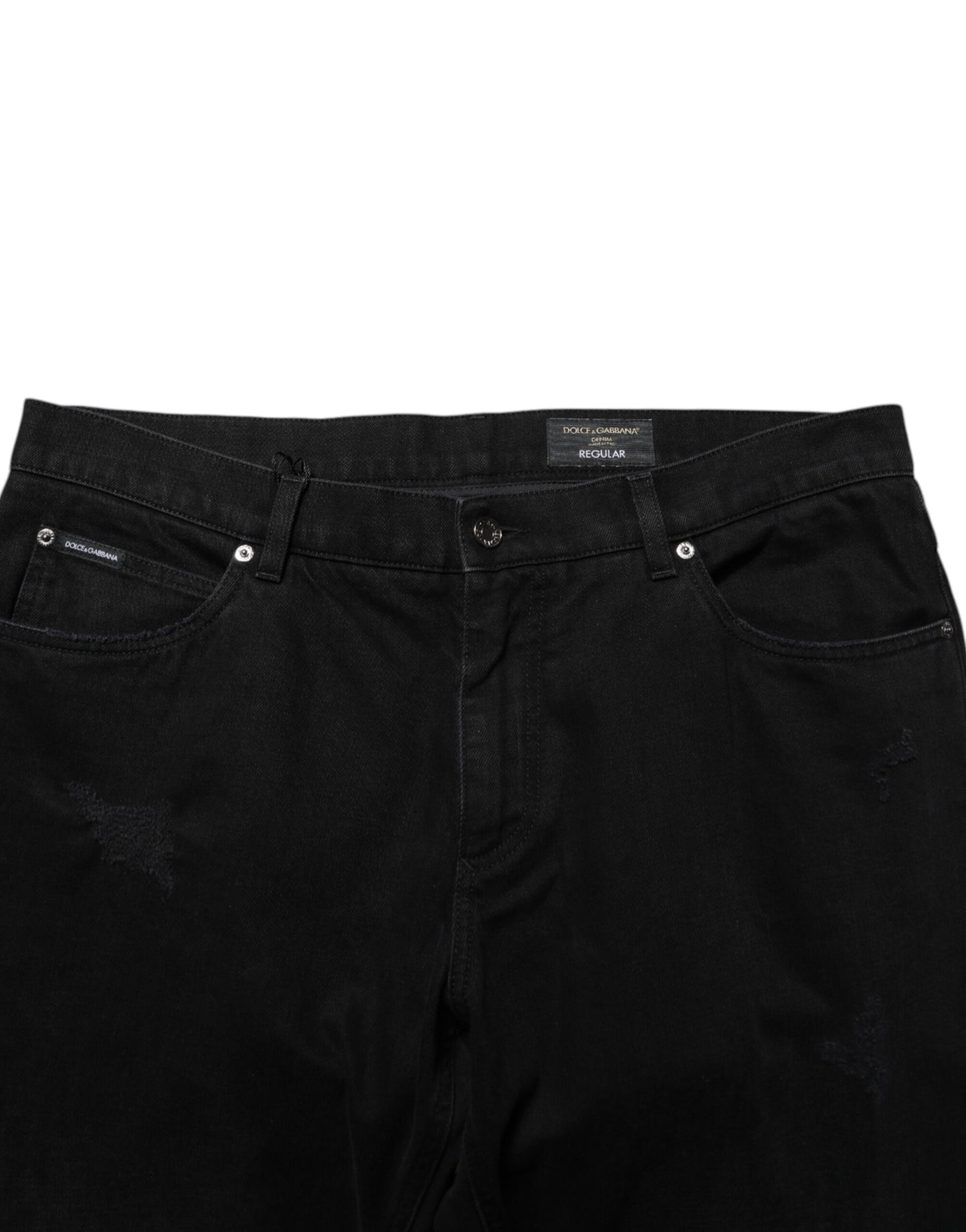 Dolce &amp; Gabbana Schwarze Jeans aus normalem Baumwolldenim für Herren