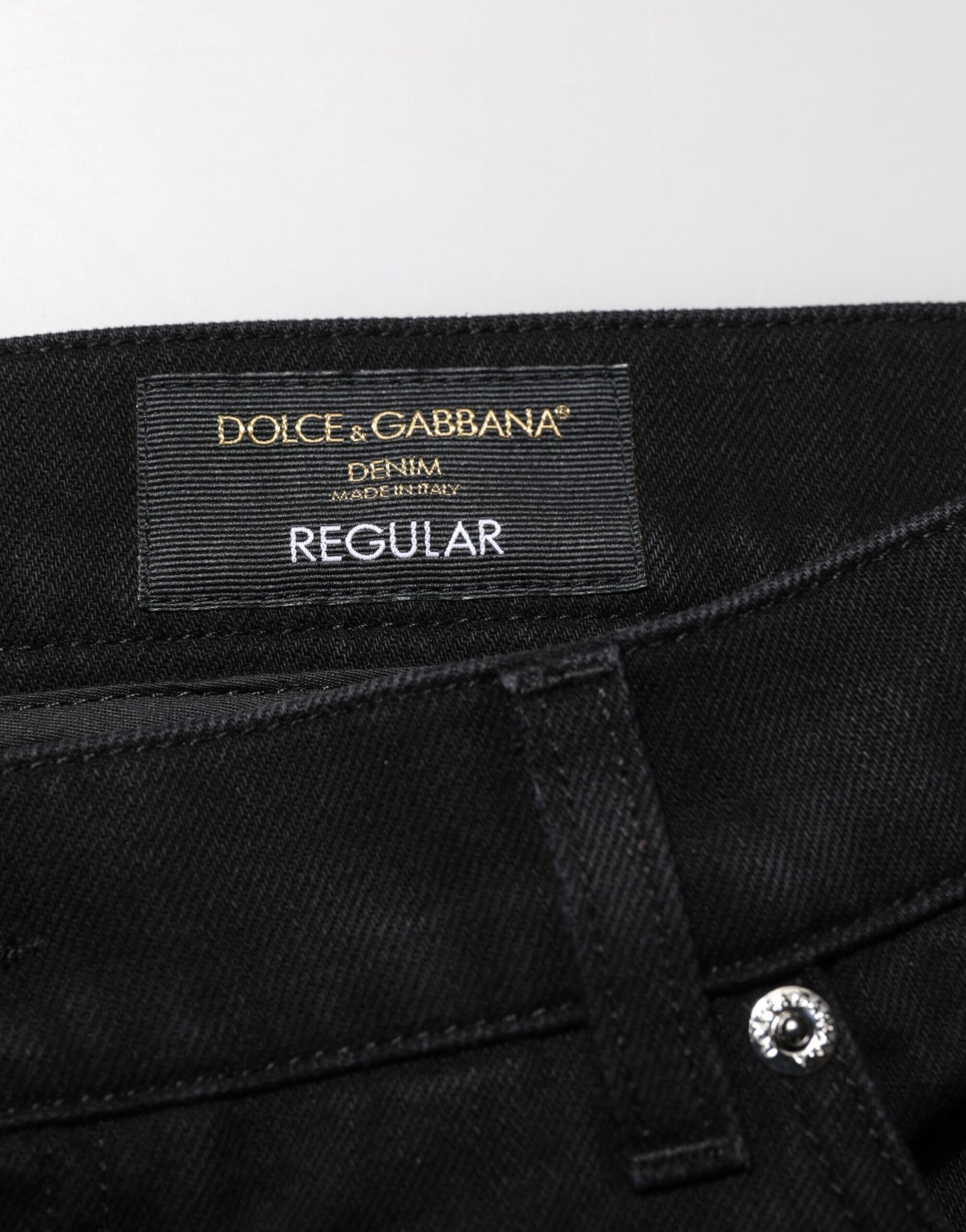 Dolce &amp; Gabbana Schwarze Jeans aus normalem Baumwolldenim für Herren
