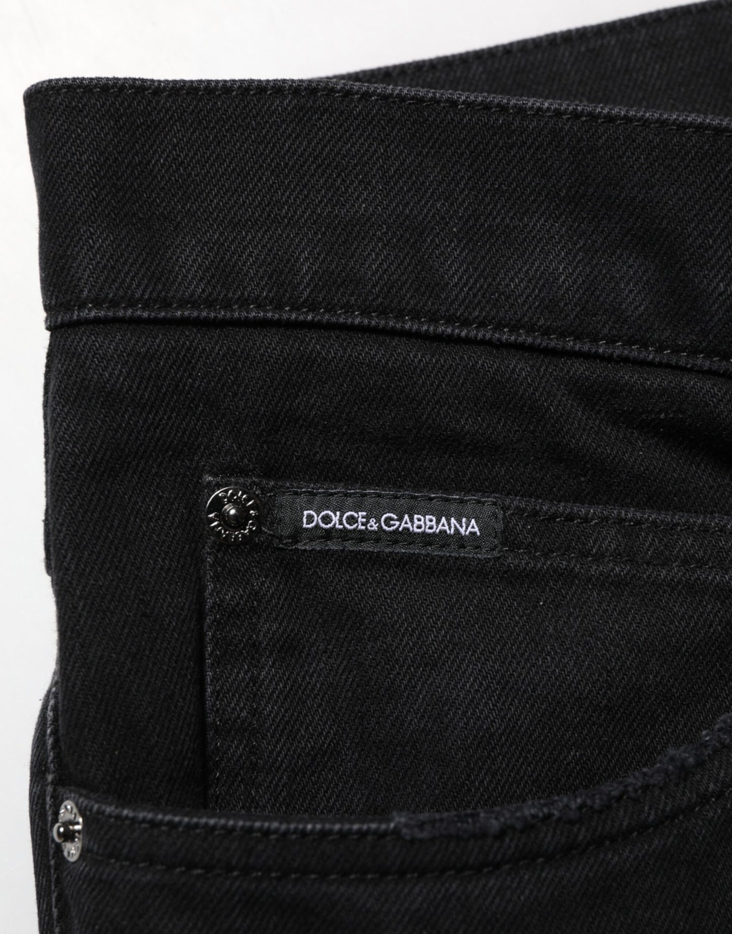 Dolce &amp; Gabbana Schwarze Jeans aus normalem Baumwolldenim für Herren