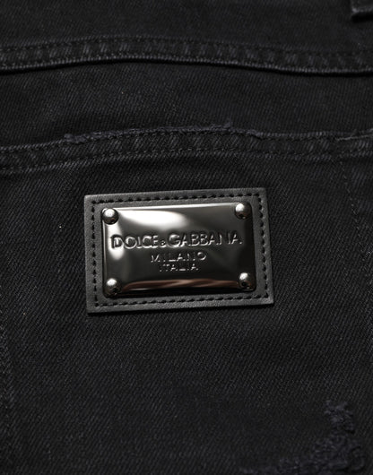 Dolce &amp; Gabbana Schwarze Jeans aus normalem Baumwolldenim für Herren