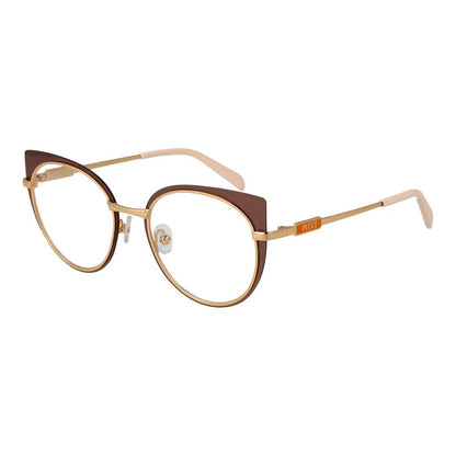 Emilio Pucci Braune Damen-Brillenfassung