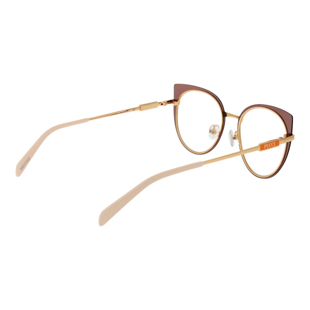 Emilio Pucci Braune Damen-Brillenfassung