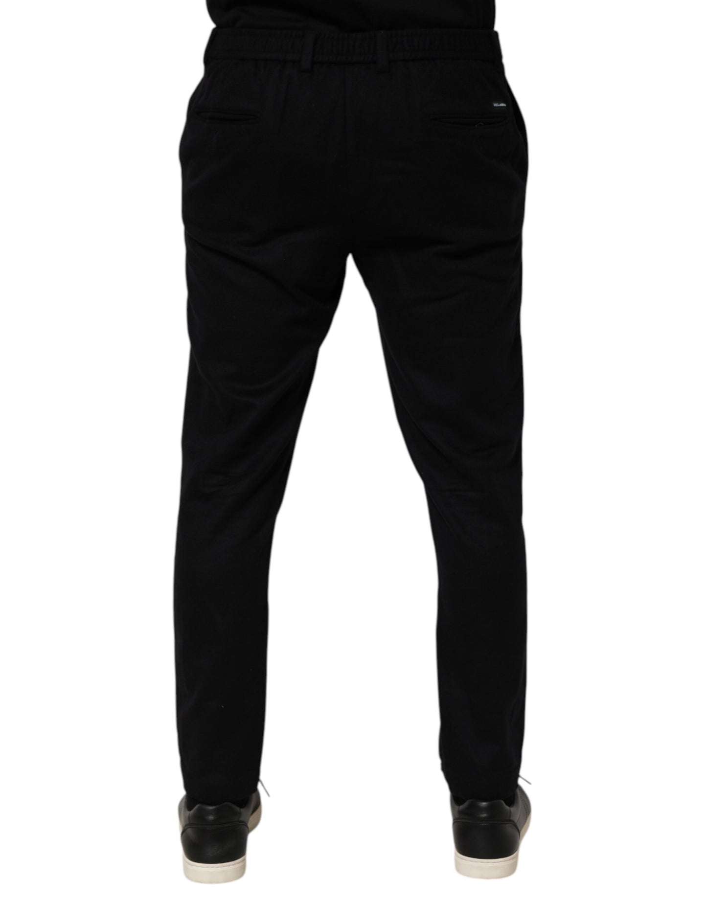 Dolce &amp; Gabbana Schwarze Kaschmirhose für formelle Anlässe