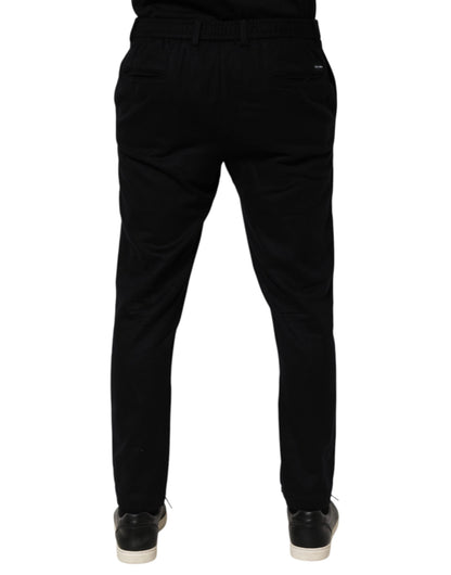 Dolce &amp; Gabbana Schwarze Kaschmirhose für formelle Anlässe