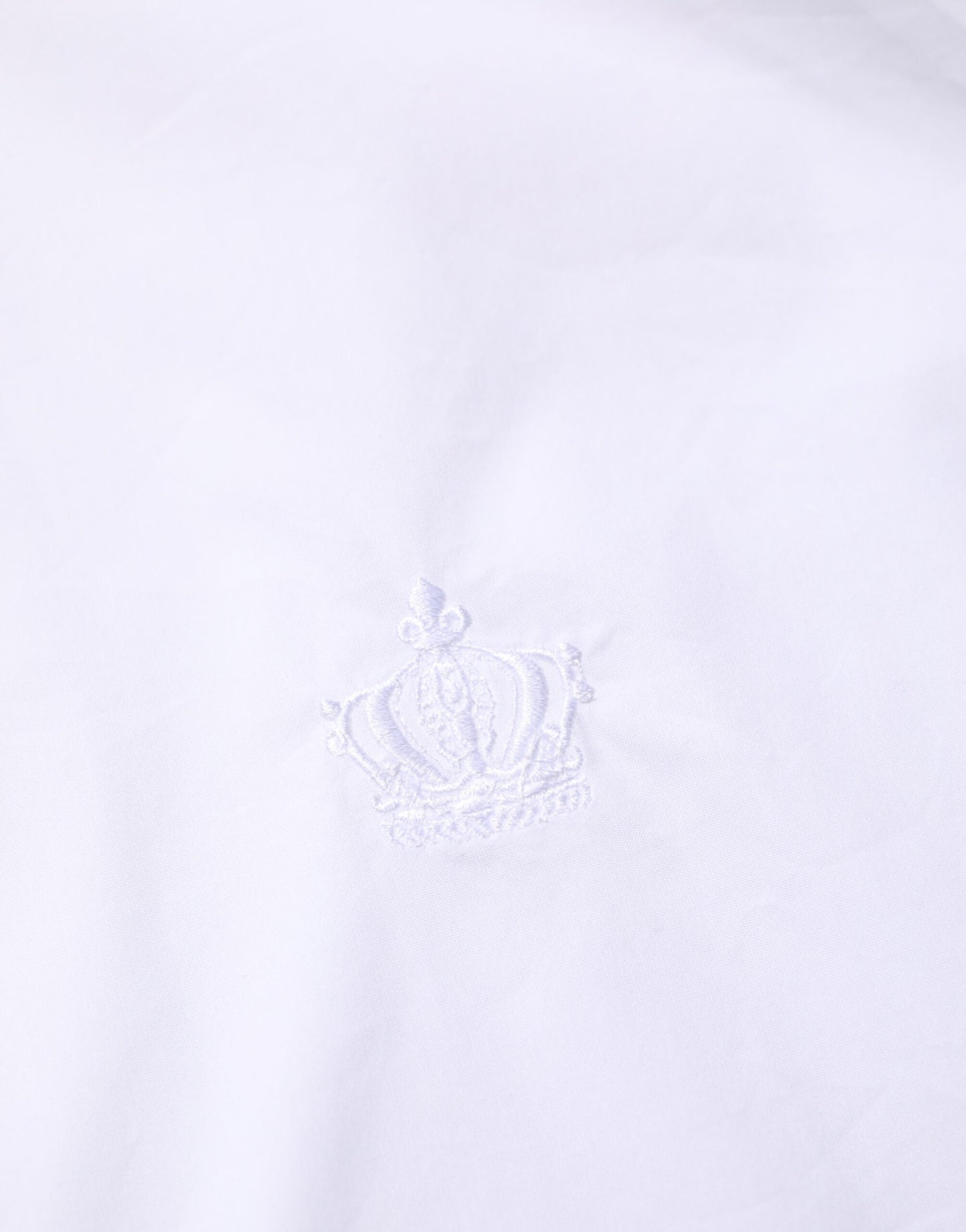 Dolce &amp; Gabbana Weißes MARTINI-Herrenhemd aus Baumwolle