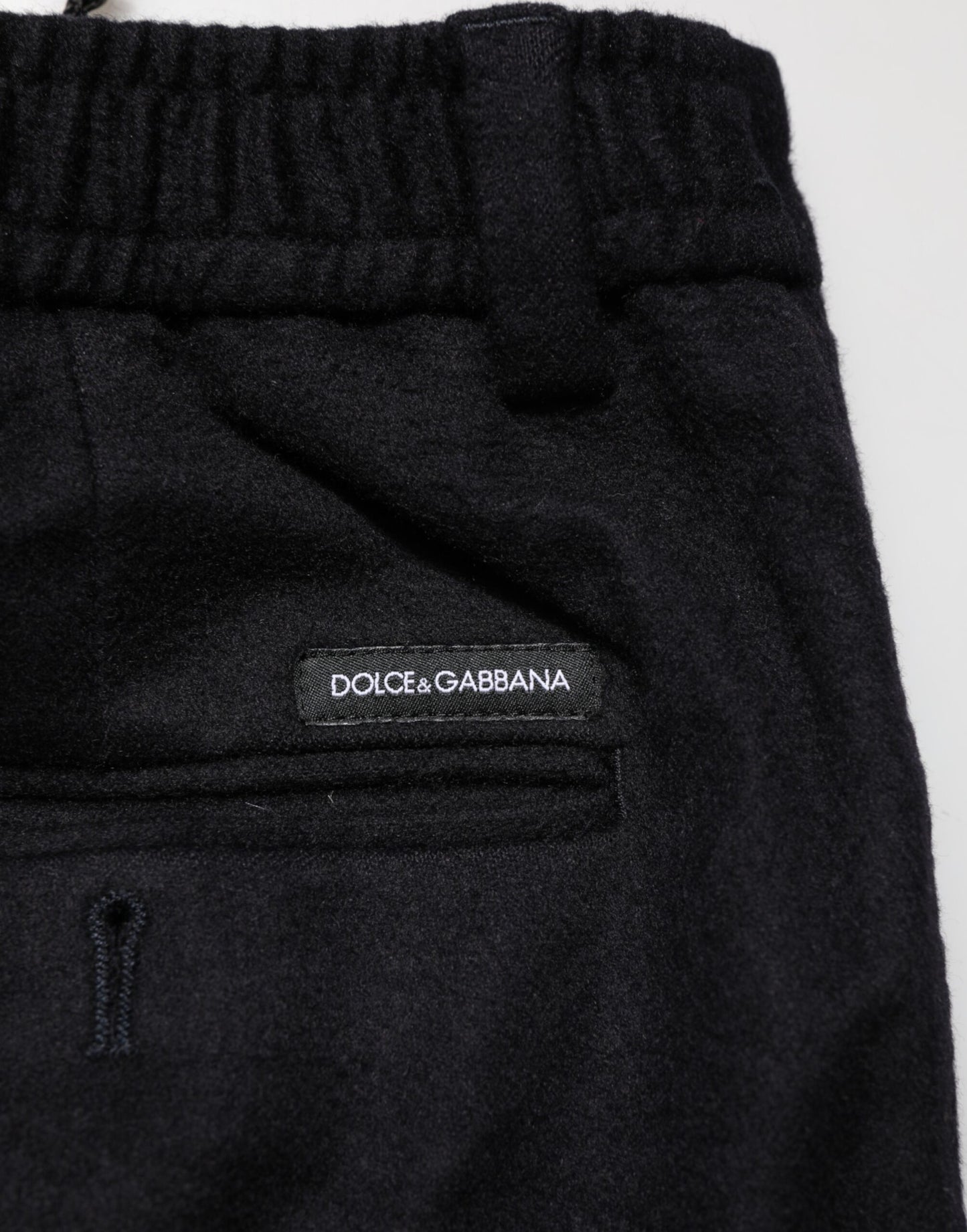 Dolce &amp; Gabbana – Schwarze formelle Kaschmirhose