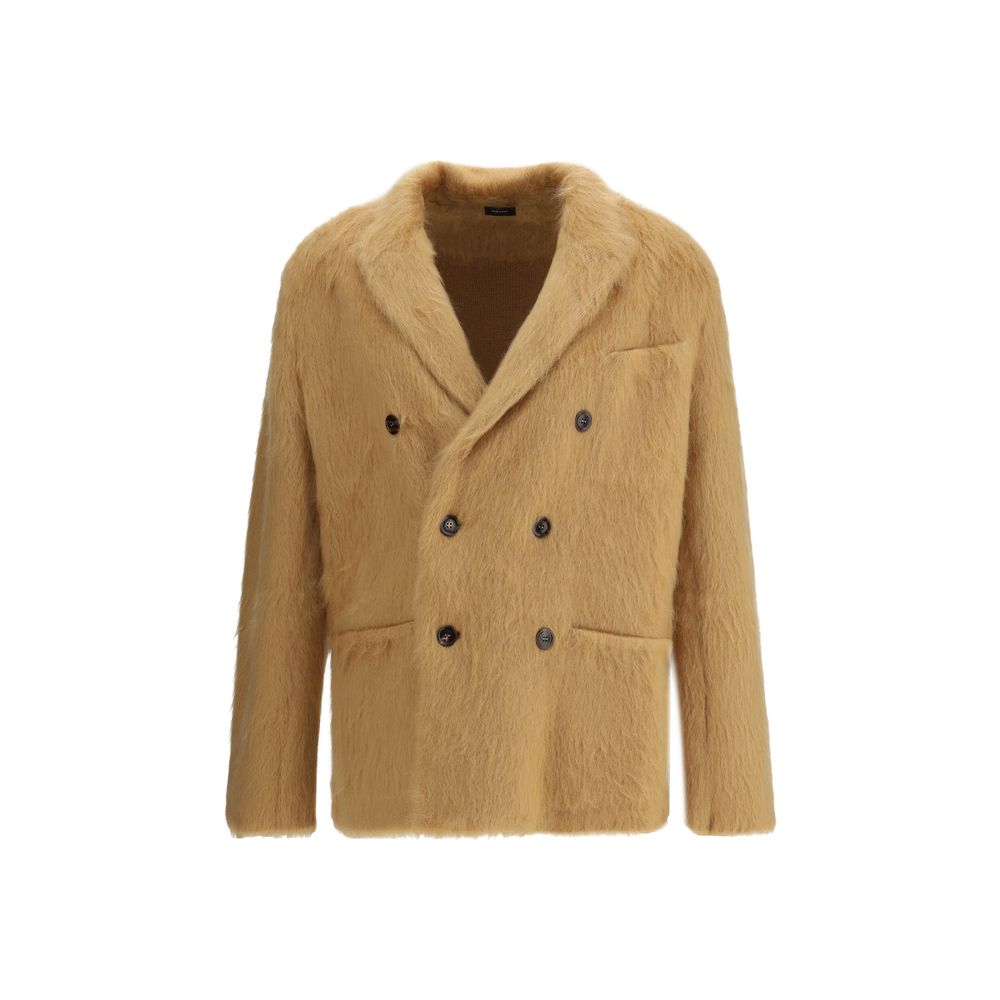 Tom Ford Zweireihige Jacke aus Kaschmir und Mohair