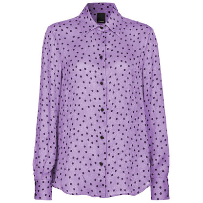 PINKO Purple Polyester Shirt