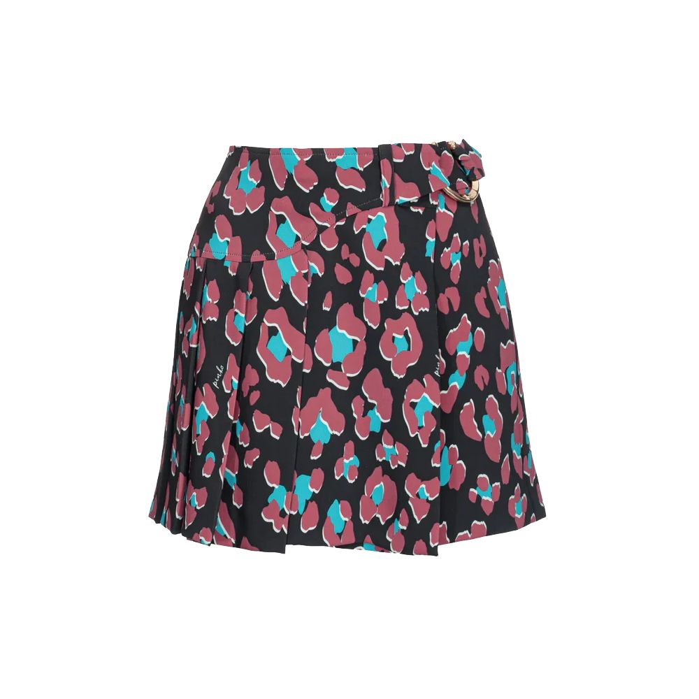 PINKO Black Polyester Skirt