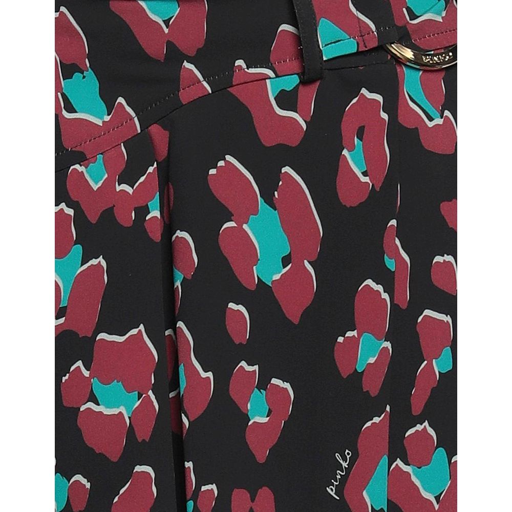 PINKO Black Polyester Skirt