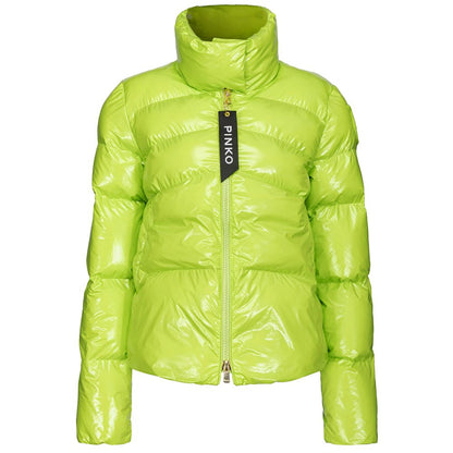 PINKO Green Polyamide Jackets & Coat