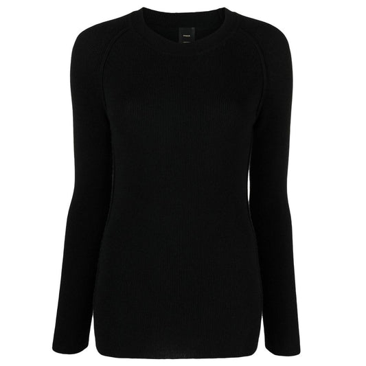 PINKO Black Wool Sweater