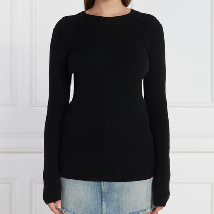 PINKO Black Wool Sweater
