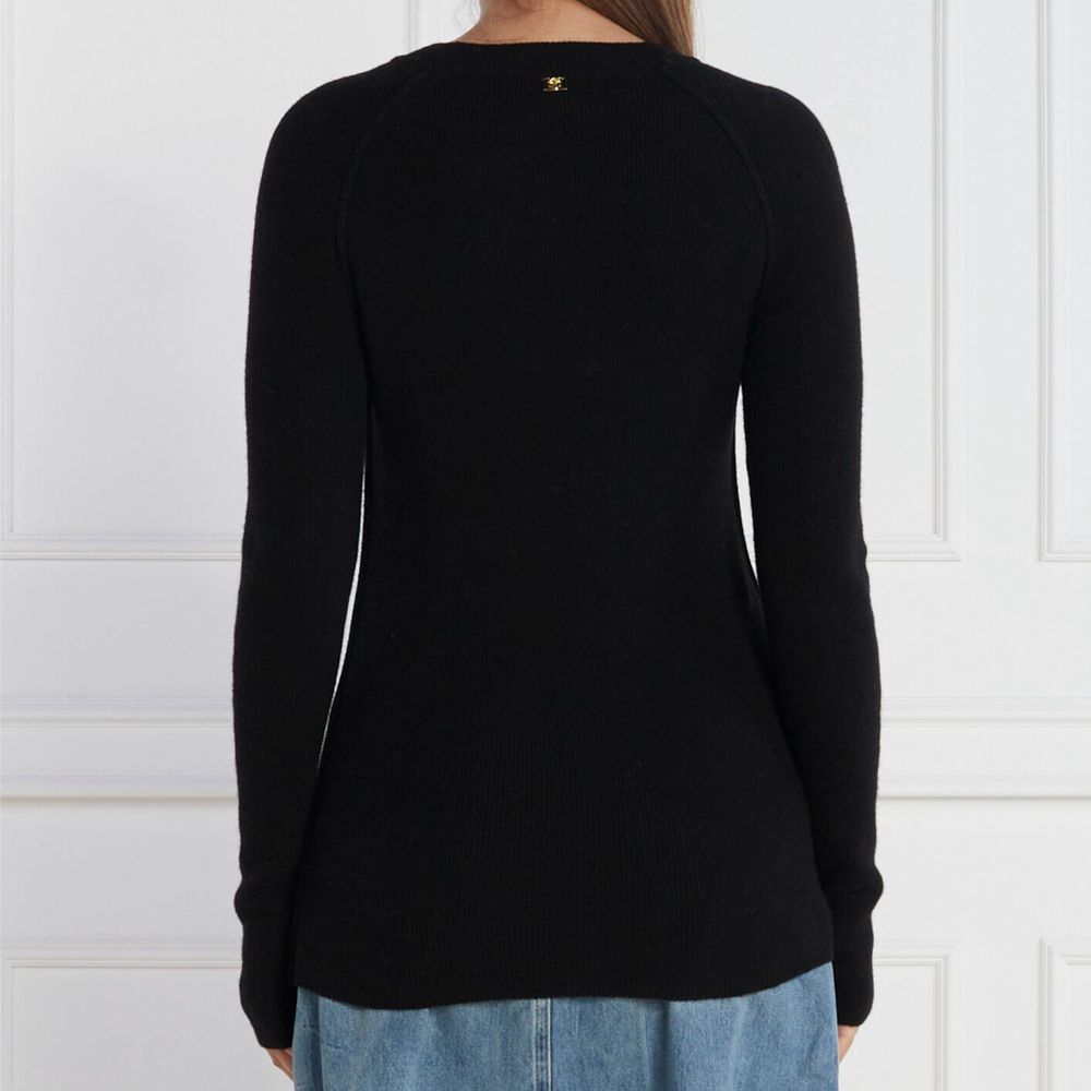 PINKO Black Wool Sweater