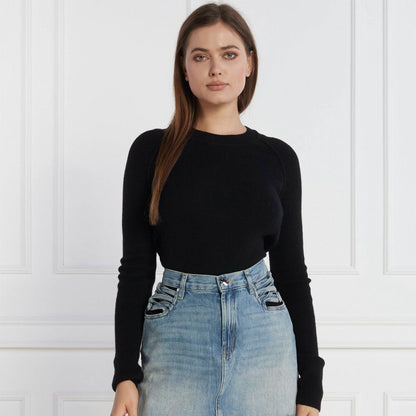 PINKO Black Wool Sweater