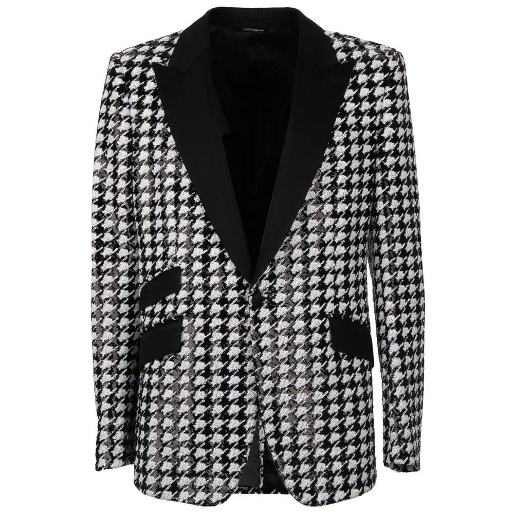 Dolce &amp; Gabbana Schwarzer Polyesterblazer