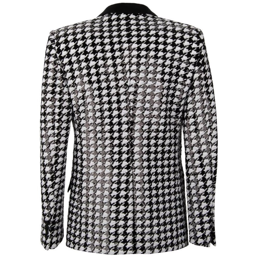 Dolce &amp; Gabbana Schwarzer Polyesterblazer