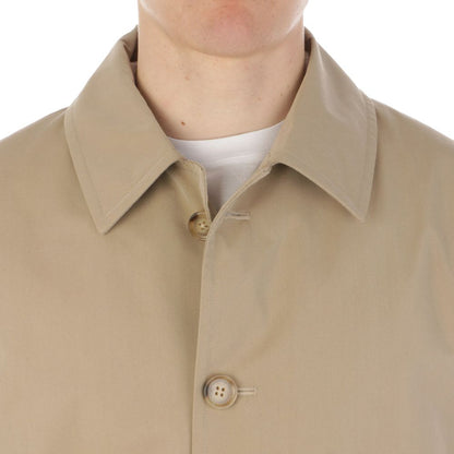 Aquascutum Beige Herren Trenchcoat aus Baumwolle