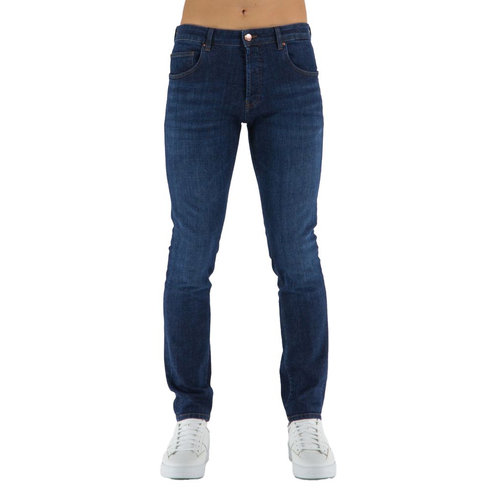 Don The Fuller Herrenjeans aus blauer Baumwolle