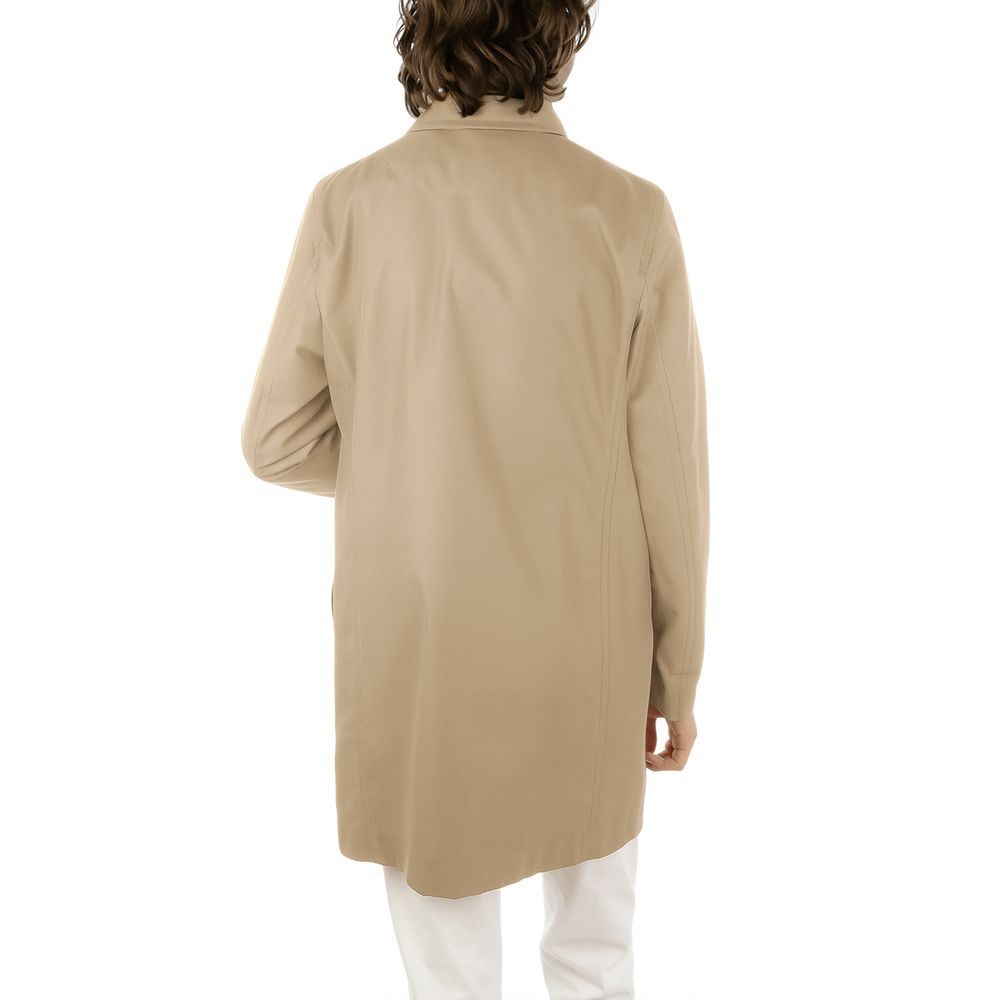 Aquascutum Beige Baumwoll-Herrenjacke