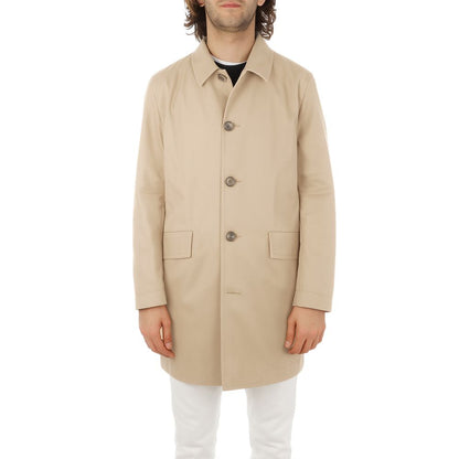 Aquascutum Beige Baumwoll-Herrenjacke