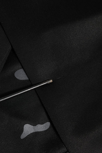 Dolce &amp; Gabbana Schwarzer Camouflage-Sweatshirtpullover mit Rundhalsausschnitt