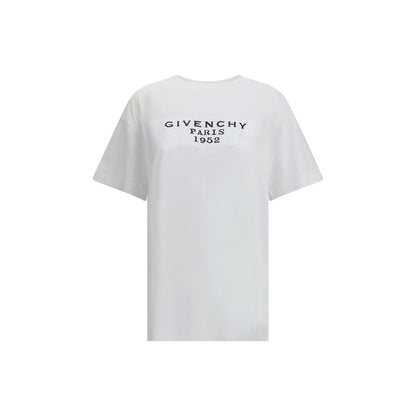 Givenchy – Kastenförmiges Baumwoll-T-Shirt mit Givenchy-Tape-Print
