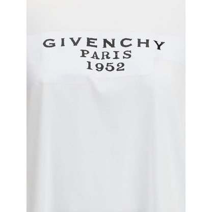 Givenchy – Kastenförmiges Baumwoll-T-Shirt mit Givenchy-Tape-Print