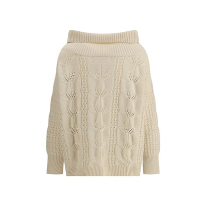 Ermanno Scervino Übergroßer perforierter Pullover