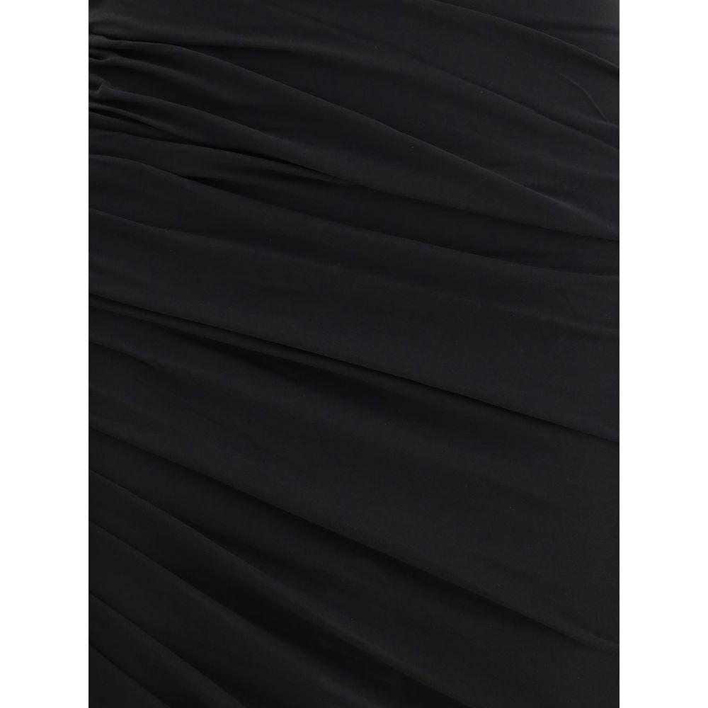 Jacquemus Schwarzes Freizeitkleid aus Acetat