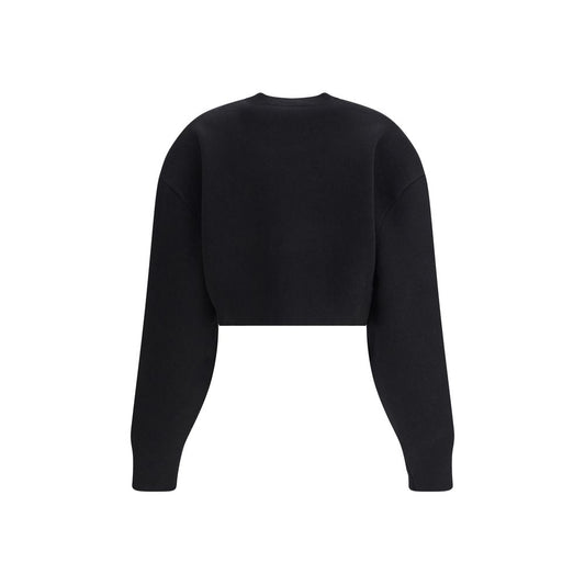 Tom Ford Sweatshirt aus schwarzer Fleecewolle