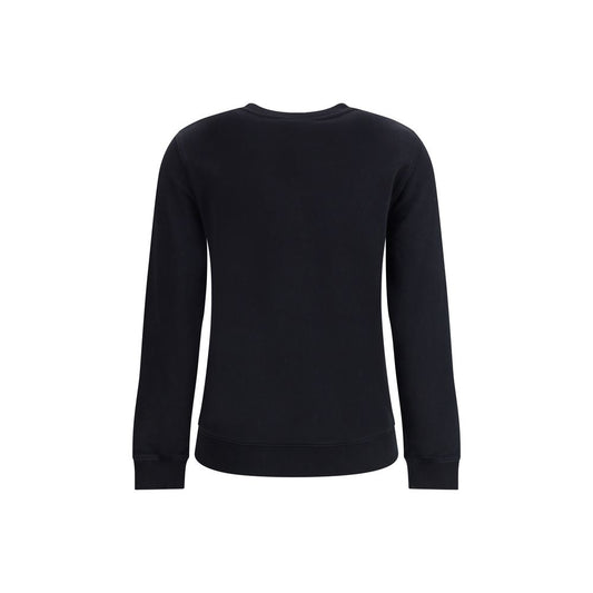 Maison Kitsuné Schwarzes Baumwoll-Sweatshirt