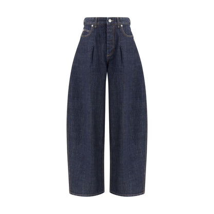 Jacquemus Blaue Jeans aus Baumwolle im Relaxed Fit