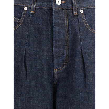 Jacquemus Blaue Jeans aus Baumwolle im Relaxed Fit