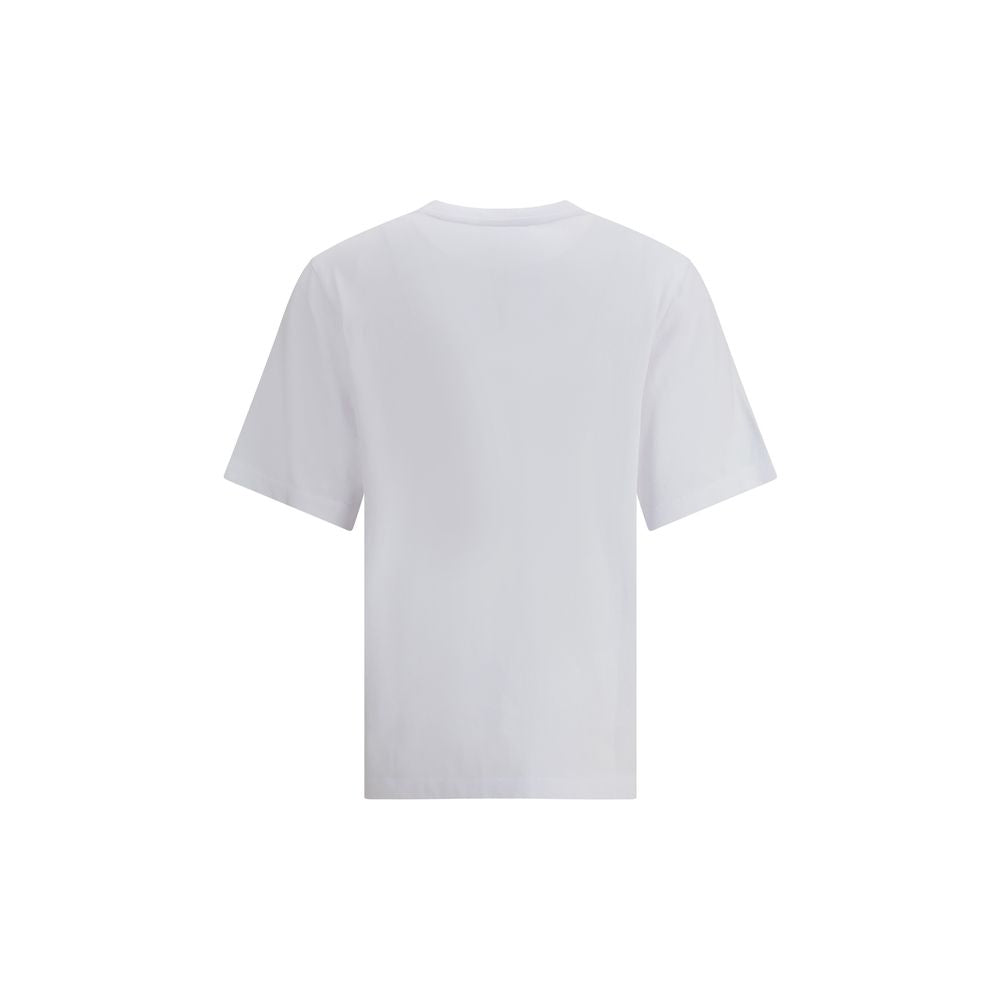 Maison Kitsuné Weißes Baumwoll-T-Shirt