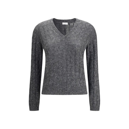 Brunello Cucinelli Dazzling Cable's Pullover aus Mohair, Baumwolle und Wolle