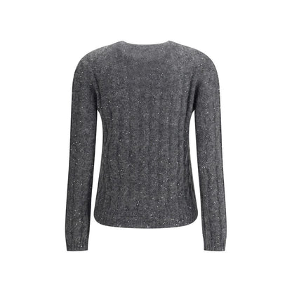 Brunello Cucinelli Dazzling Cable's Pullover aus Mohair, Baumwolle und Wolle