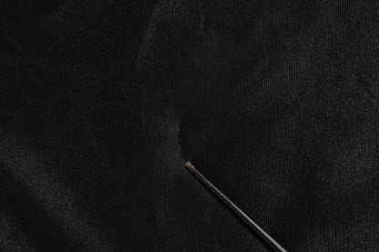 Dolce &amp; Gabbana – Schwarzes Sweatshirt mit Rundhalsausschnitt und Logo aus Polyester