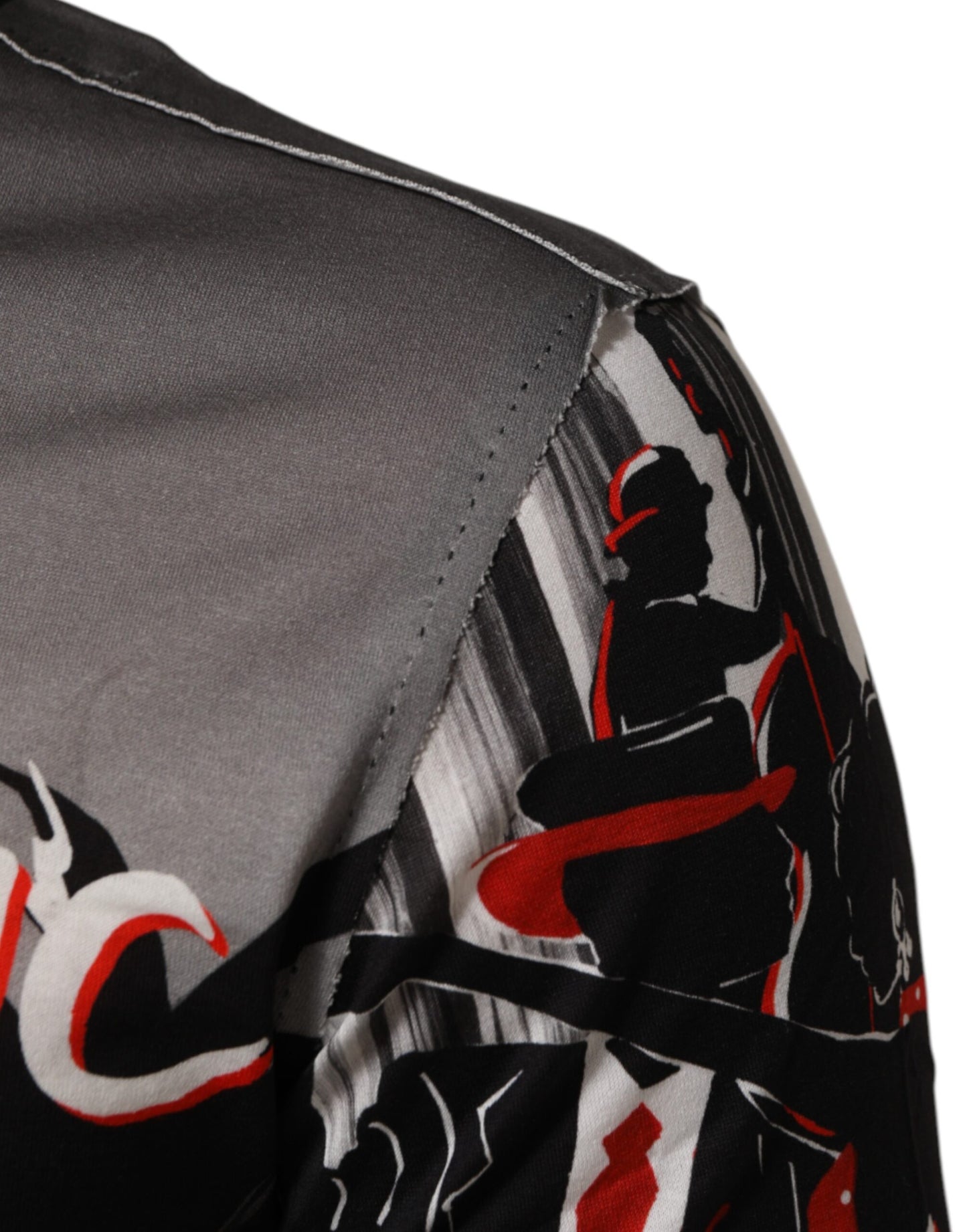 Dolce &amp; Gabbana – Mehrfarbiges T-Shirt mit Agrigento Dance-Jazz-Musik-Print