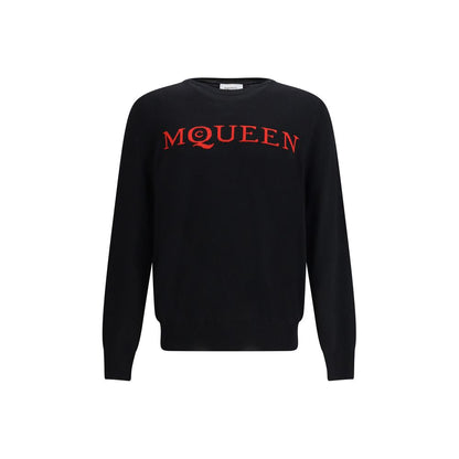 Alexander McQueen Wollpullover mit Logo