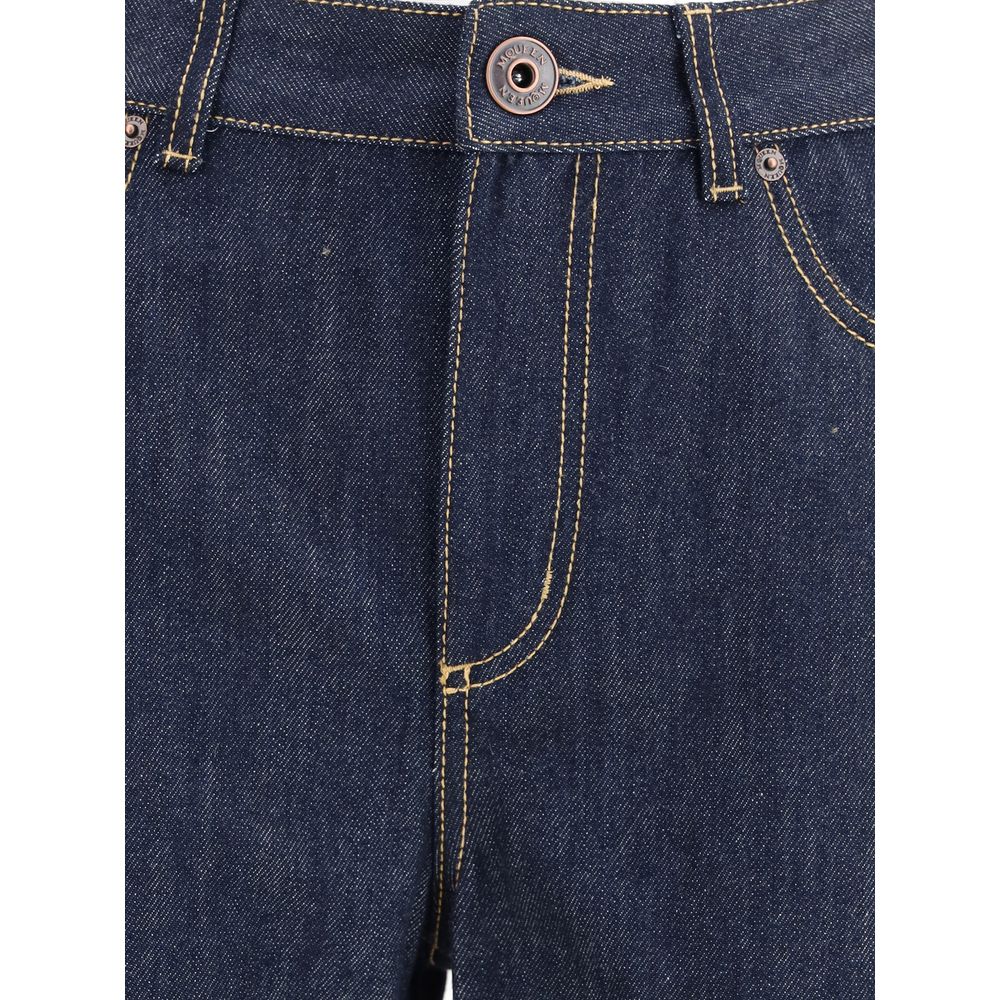 Alexander McQueen Denim Jeans haben ein gerades Bein