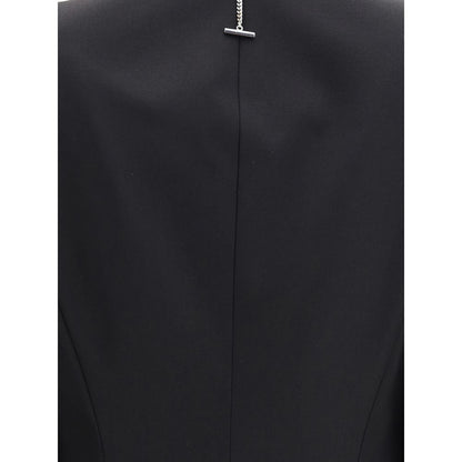 Alexander McQueen Schwarze einreihige Jacke
