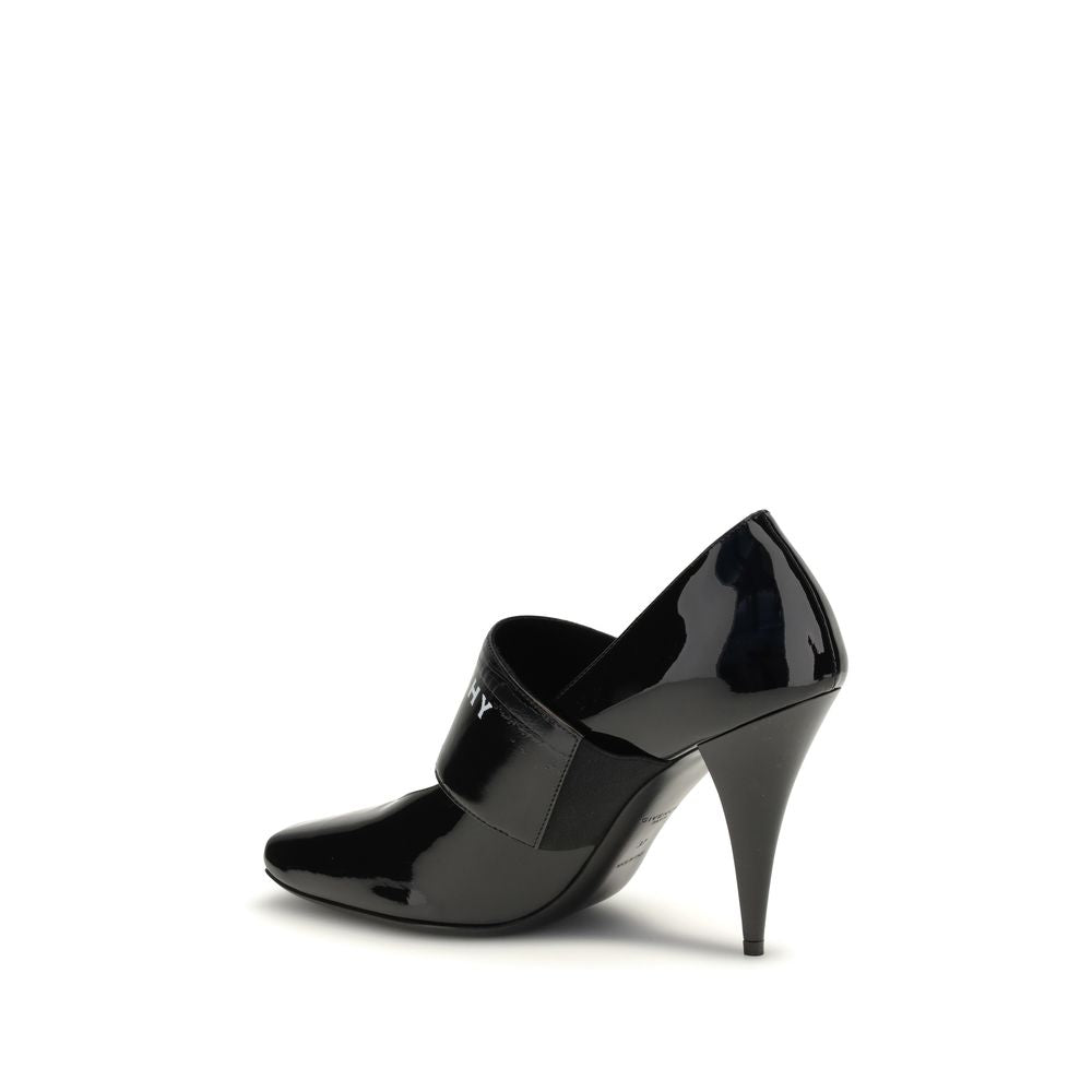 Givenchy Pumps aus schwarzem Kalbsleder mit Bos Taurus-Absatz