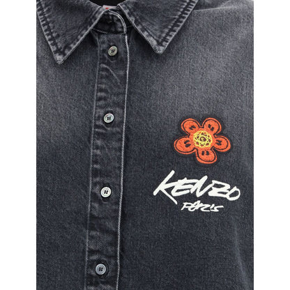 Kenzo Black Denim Shirt