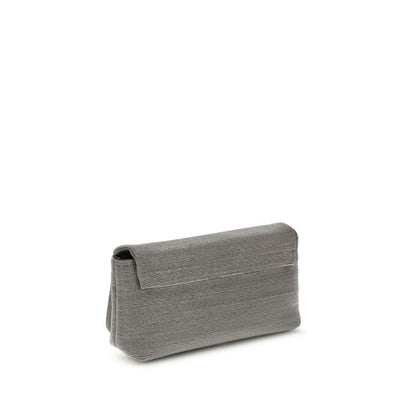 Brunello Cucinelli – Kostbare Umhängetasche mit Klappe