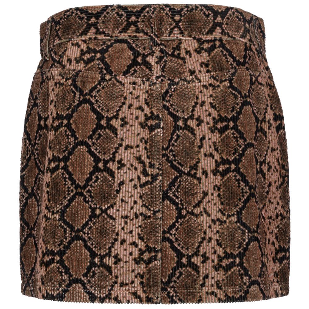 PINKO Brown Cotton Women's Miniskirt
